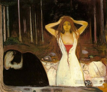 cenizas 1894 Edvard Munch Expresionismo Pinturas al óleo